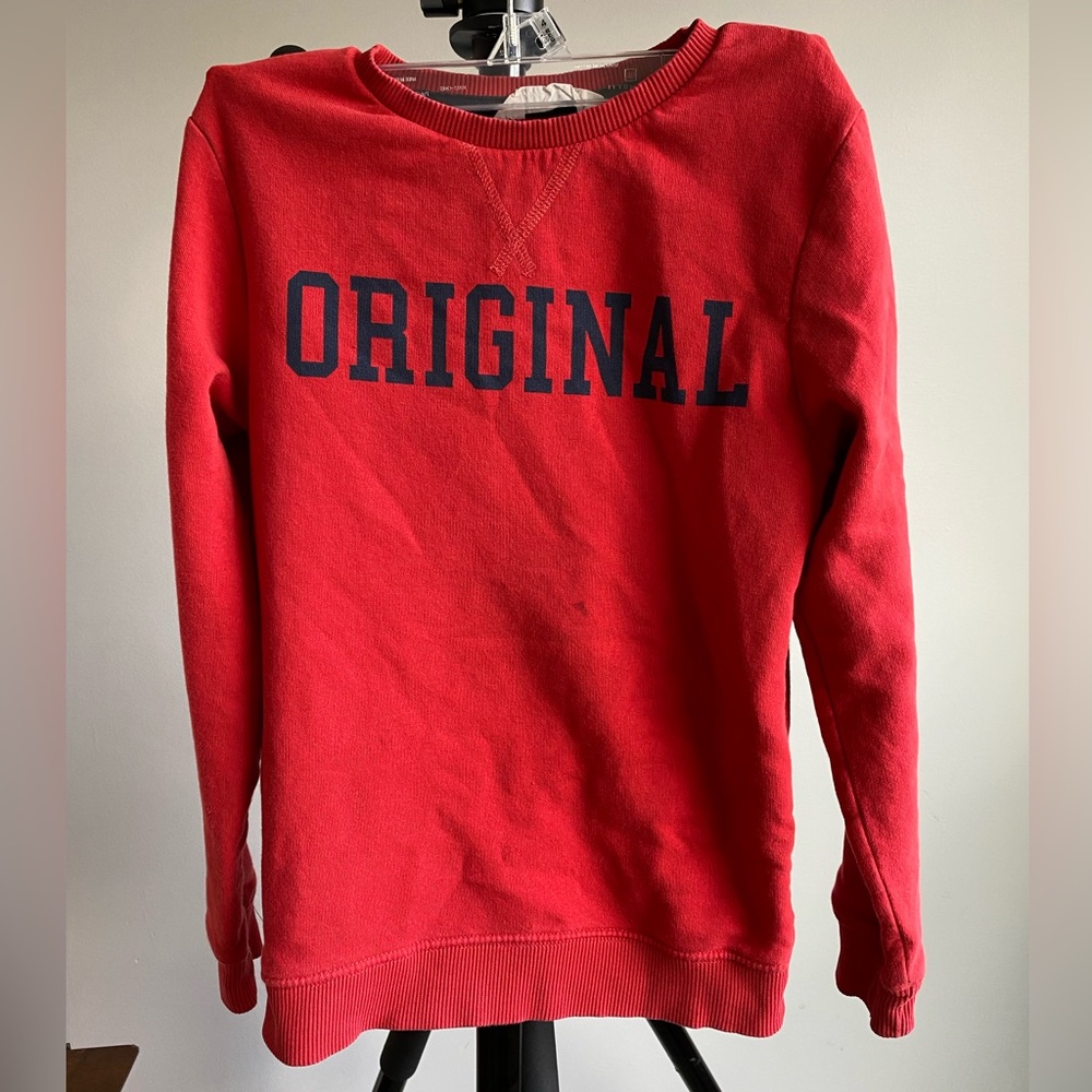 H&M Red Sweatshirt with "Original" printed